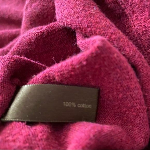 The Limited • Magenta Button Sleeve Dolman Top - Picture 8 of 11